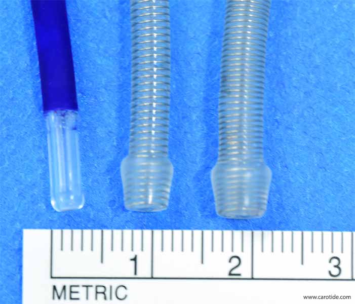 Embout proximal des shunts de Sundt et de Pruitt Inahara